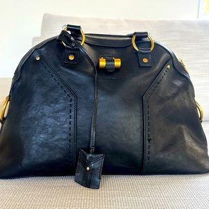 YSL Rive Gauche Black Muse Bag